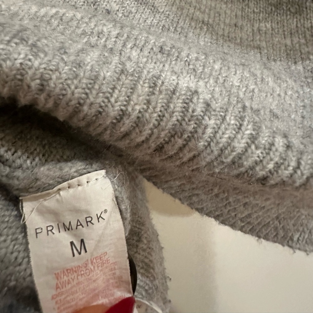 Gray Button Down Sweater - Picture 5 of 6